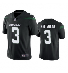 Men's New York Jets #3 Jordan Whitehead Black Vapor Untouchable Limited Stitched Jersey Men's New York Jets #3 Jordan Whitehead Black Vapor Untouchable Limited Stitched Jersey