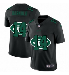 New York Jets 14 Sam Darnold Men Nike Team Logo Dual Overlap Limited NFL Jersey Black New York Jets 14 Sam Darnold Men Nike Team Logo Dual Overlap Limited NFL Jersey Black