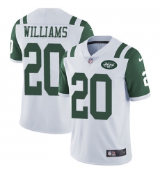 Nike Jets #20 Marcus Williams White Mens Stitched NFL Vapor Untouchable Limited Jersey Nike Jets #20 Marcus Williams White Mens Stitched NFL Vapor Untouchable Limited Jersey