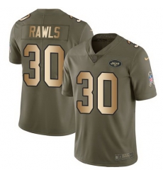 Nike Jets 30 Thomas Rawls Olive Gold Camo Salute To Service Limited Jersey Nike Jets 30 Thomas Rawls Olive Gold Camo Salute To Service Limited Jersey