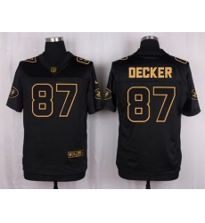 Nike Jets #87 Eric Decker Black Mens Stitched NFL Elite Pro Line Gold Collection Jersey Nike Jets #87 Eric Decker Black Mens Stitched NFL Elite Pro Line Gold Collection Jersey