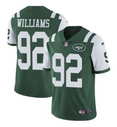 Nike Jets 92 Leonard Williams Green Vapor Untouchable Limited Jersey Nike Jets 92 Leonard Williams Green Vapor Untouchable Limited Jersey
