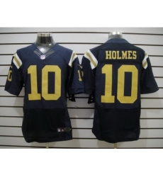 Nike New York Jets 10 Santonio Holmes Blue Elite NFL Jersey Nike New York Jets 10 Santonio Holmes Blue Elite NFL Jersey