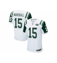 Nike New York Jets 15 Brandon Marshall white Elite NFL Jersey Nike New York Jets 15 Brandon Marshall white Elite NFL Jersey