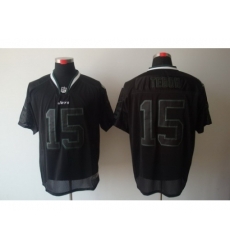 Nike New York Jets 15 Tim Tebow Black Elite Lights Out NFL Jersey Nike New York Jets 15 Tim Tebow Black Elite Lights Out NFL Jersey
