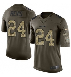 Nike New York Jets #24 Darrelle Revis Green Men 27s Stitched NFL Limited Salute to Service Jersey Nike New York Jets #24 Darrelle Revis Green Men 27s Stitched NFL Limited Salute to Service Jersey