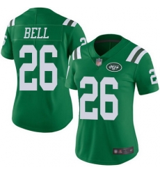 Jets 26 LeVeon Bell Green Womens Stitched Football Limited Rush Jersey Jets 26 LeVeon Bell Green Womens Stitched Football Limited Rush Jersey