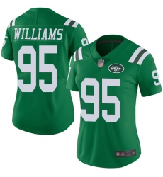 Jets 95 Quinnen Williams Green Women Stitched Football Limited Rush Jersey Jets 95 Quinnen Williams Green Women Stitched Football Limited Rush Jersey