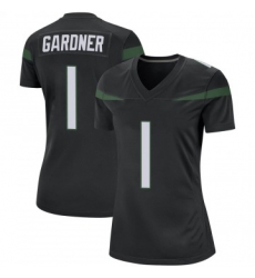 Women New York Jets Sauce Gardner #1 Black Vapor Untouchable Limited Jersey Women New York Jets Sauce Gardner #1 Black Vapor Untouchable Limited Jersey