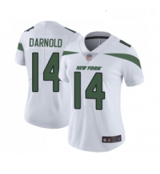Womens New York Jets 14 Sam Darnold White Vapor Untouchable Limited Player Football Jersey Womens New York Jets 14 Sam Darnold White Vapor Untouchable Limited Player Football Jersey