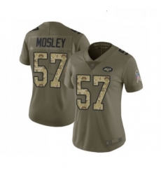 Womens New York Jets 57 CJ Mosley Limited Olive Camo 2017 Salute to Service Football Jersey Womens New York Jets 57 CJ Mosley Limited Olive Camo 2017 Salute to Service Football Jersey