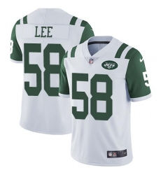 Nike Jets #58 Darron Lee White Youth Stitched NFL Vapor Untouchable Limited Jersey Nike Jets #58 Darron Lee White Youth Stitched NFL Vapor Untouchable Limited Jersey