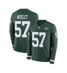 Youth New York Jets 57 CJ Mosley Limited Green Therma Long Sleeve Football Jersey Youth New York Jets 57 CJ Mosley Limited Green Therma Long Sleeve Football Jersey