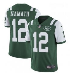Youth Nike New York Jets 12 Joe Namath Elite Green Team Color NFL Jersey Youth Nike New York Jets 12 Joe Namath Elite Green Team Color NFL Jersey