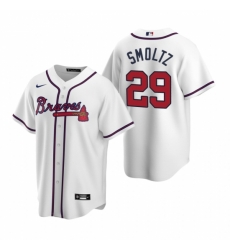 Mens Nike Atlanta Braves 29 John Smoltz White Home Stitched Baseball Jerse Mens Nike Atlanta Braves 29 John Smoltz White Home Stitched Baseball Jerse