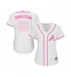 Womens Atlanta Braves 20 Josh Donaldson Replica White Fashion Cool Base Baseball Jersey Womens Atlanta Braves 20 Josh Donaldson Replica White Fashion Cool Base Baseball Jersey