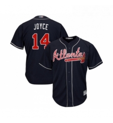 Youth Atlanta Braves 14 Matt Joyce Replica Blue Alternate Road Cool Base Baseball Jersey Youth Atlanta Braves 14 Matt Joyce Replica Blue Alternate Road Cool Base Baseball Jersey