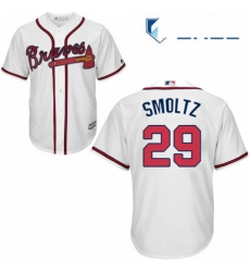 Youth Majestic Atlanta Braves 29 John Smoltz Replica White Home Cool Base MLB Jersey Youth Majestic Atlanta Braves 29 John Smoltz Replica White Home Cool Base MLB Jersey