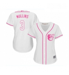Womens Baltimore Orioles 3 Cedric Mullins Replica White Fashion Cool Base Baseball Jersey Womens Baltimore Orioles 3 Cedric Mullins Replica White Fashion Cool Base Baseball Jersey