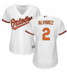 Womens Majestic Baltimore Orioles 2 Pedro Alvarez Replica White Home Cool Base MLB Jersey Womens Majestic Baltimore Orioles 2 Pedro Alvarez Replica White Home Cool Base MLB Jersey