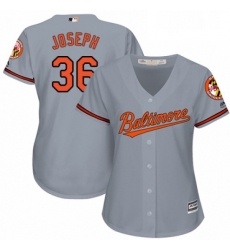 Womens Majestic Baltimore Orioles 36 Caleb Joseph Authentic Grey Road Cool Base MLB Jersey Womens Majestic Baltimore Orioles 36 Caleb Joseph Authentic Grey Road Cool Base MLB Jersey