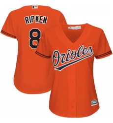 Womens Majestic Baltimore Orioles 8 Cal Ripken Replica Orange Alternate Cool Base MLB Jersey Womens Majestic Baltimore Orioles 8 Cal Ripken Replica Orange Alternate Cool Base MLB Jersey