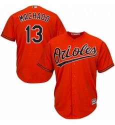 Youth Majestic Baltimore Orioles 13 Manny Machado Replica Orange Alternate Cool Base MLB Jersey Youth Majestic Baltimore Orioles 13 Manny Machado Replica Orange Alternate Cool Base MLB Jersey