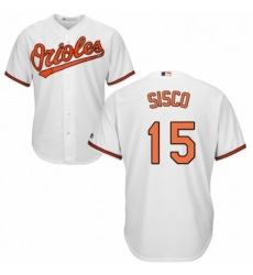 Youth Majestic Baltimore Orioles 15 Chance Sisco Replica White Home Cool Base MLB Jersey Youth Majestic Baltimore Orioles 15 Chance Sisco Replica White Home Cool Base MLB Jersey
