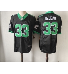 Men Philadelphia Eagles 33 Cooper DeJean Black Green Vapor Untouchable Limited Stitched Footb Men Philadelphia Eagles 33 Cooper DeJean Black Green Vapor Untouchable Limited Stitched Footb