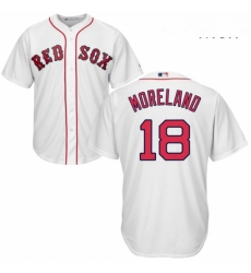 Mens Majestic Boston Red Sox 18 Mitch Moreland Replica White Home Cool Base MLB Jersey Mens Majestic Boston Red Sox 18 Mitch Moreland Replica White Home Cool Base MLB Jersey
