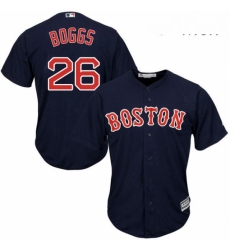 Mens Majestic Boston Red Sox 26 Wade Boggs Replica Navy Blue Alternate Road Cool Base MLB Jersey Mens Majestic Boston Red Sox 26 Wade Boggs Replica Navy Blue Alternate Road Cool Base MLB Jersey