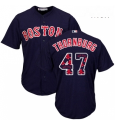 Mens Majestic Boston Red Sox 47 Tyler Thornburg Authentic Navy Blue Team Logo Fashion Cool Base MLB Jersey Mens Majestic Boston Red Sox 47 Tyler Thornburg Authentic Navy Blue Team Logo Fashion Cool Base MLB Jersey