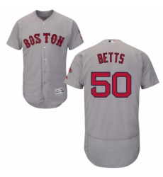 Mens Majestic Boston Red Sox 50 Mookie Betts Grey Road Flex Base Authentic Collection MLB Jersey Mens Majestic Boston Red Sox 50 Mookie Betts Grey Road Flex Base Authentic Collection MLB Jersey