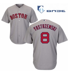 Mens Majestic Boston Red Sox 8 Carl Yastrzemski Replica Grey Road Cool Base MLB Jersey Mens Majestic Boston Red Sox 8 Carl Yastrzemski Replica Grey Road Cool Base MLB Jersey