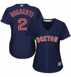 Womens Majestic Boston Red Sox 2 Xander Bogaerts Authentic Navy Blue Alternate Road MLB Jersey Womens Majestic Boston Red Sox 2 Xander Bogaerts Authentic Navy Blue Alternate Road MLB Jersey