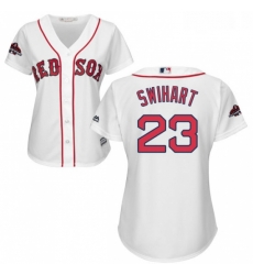 Womens Majestic Boston Red Sox 23 Blake Swihart Authentic White Home 2018 World Series Champions MLB Jersey Womens Majestic Boston Red Sox 23 Blake Swihart Authentic White Home 2018 World Series Champions MLB Jersey