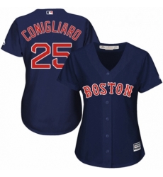 Womens Majestic Boston Red Sox 25 Tony Conigliaro Authentic Navy Blue Alternate Road MLB Jersey Womens Majestic Boston Red Sox 25 Tony Conigliaro Authentic Navy Blue Alternate Road MLB Jersey