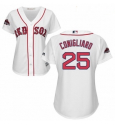 Womens Majestic Boston Red Sox 25 Tony Conigliaro Authentic White Home 2018 World Series Champions MLB Jersey Womens Majestic Boston Red Sox 25 Tony Conigliaro Authentic White Home 2018 World Series Champions MLB Jersey