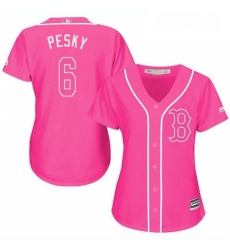 Womens Majestic Boston Red Sox 6 Johnny Pesky Authentic Pink Fashion MLB Jersey Womens Majestic Boston Red Sox 6 Johnny Pesky Authentic Pink Fashion MLB Jersey