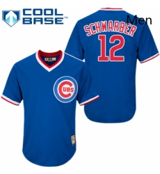 Mens Majestic Chicago Cubs 12 Kyle Schwarber Authentic Royal Blue Cooperstown MLB Jersey Mens Majestic Chicago Cubs 12 Kyle Schwarber Authentic Royal Blue Cooperstown MLB Jersey