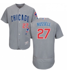 Mens Majestic Chicago Cubs 27 Addison Russell Grey Road Flex Base Authentic Collection MLB Jersey Mens Majestic Chicago Cubs 27 Addison Russell Grey Road Flex Base Authentic Collection MLB Jersey