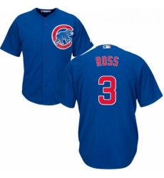 Youth Majestic Chicago Cubs 3 David Ross Replica Royal Blue Alternate Cool Base MLB Jersey Youth Majestic Chicago Cubs 3 David Ross Replica Royal Blue Alternate Cool Base MLB Jersey