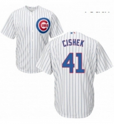 Youth Majestic Chicago Cubs 41 Steve Cishek Authentic White Home Cool Base MLB Jersey Youth Majestic Chicago Cubs 41 Steve Cishek Authentic White Home Cool Base MLB Jersey
