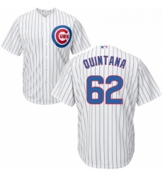 Youth Majestic Chicago Cubs 62 Jose Quintana Authentic White Home Cool Base MLB Jersey Youth Majestic Chicago Cubs 62 Jose Quintana Authentic White Home Cool Base MLB Jersey