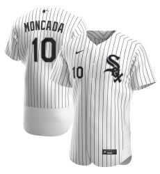 Men Chicago White Sox 10 Yoan Moncada Men Nike White Home 2020 Flex Base Player MLB Jersey Men Chicago White Sox 10 Yoan Moncada Men Nike White Home 2020 Flex Base Player MLB Jersey