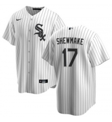 Men Chicago White Sox 17 Braden Shewmake White Cool Base Stitched Jersey Men Chicago White Sox 17 Braden Shewmake White Cool Base Stitched Jersey