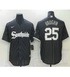 Men Chicago White Sox 25 Sam Abbott Black 2021 City Connect Stitched MLB Cool Base Nike Jersey Men Chicago White Sox 25 Sam Abbott Black 2021 City Connect Stitched MLB Cool Base Nike Jersey