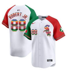 Men Chicago White Sox 88 Luis Robert Jr White Mexico Vapor Premier Limited Stitched Baseball Jersey Men Chicago White Sox 88 Luis Robert Jr White Mexico Vapor Premier Limited Stitched Baseball Jersey