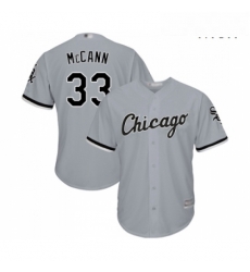 Mens Chicago White Sox 33 James McCann Replica Grey Road Cool Base Baseball Jersey Mens Chicago White Sox 33 James McCann Replica Grey Road Cool Base Baseball Jersey