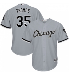 Mens Majestic Chicago White Sox 35 Frank Thomas Grey Road Flex Base Authentic Collection MLB Jersey Mens Majestic Chicago White Sox 35 Frank Thomas Grey Road Flex Base Authentic Collection MLB Jersey